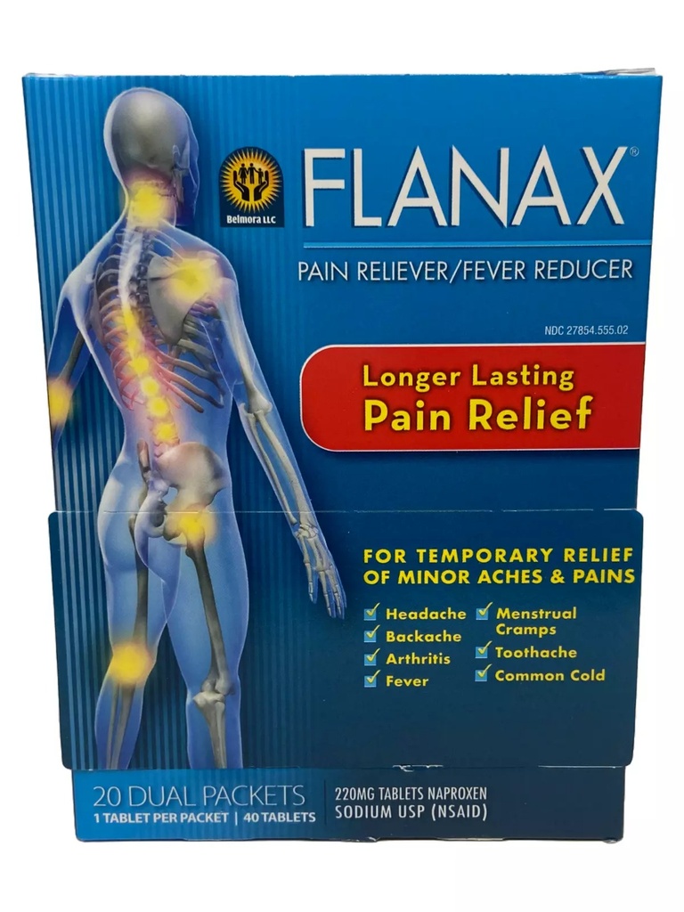 Flanax Analgesic 220 Mg 20/2s CS/12