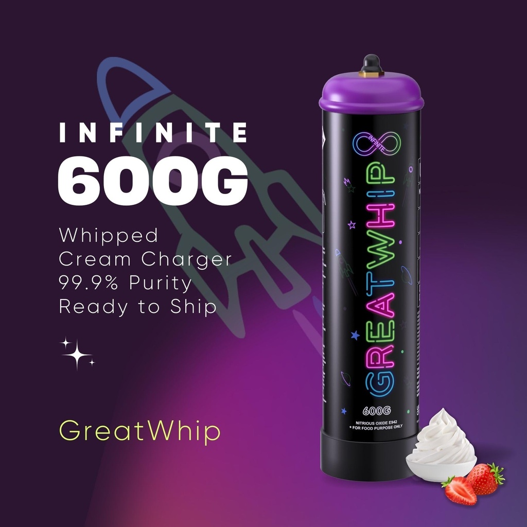 Great Whip Whipped Cream Charger Cylinder